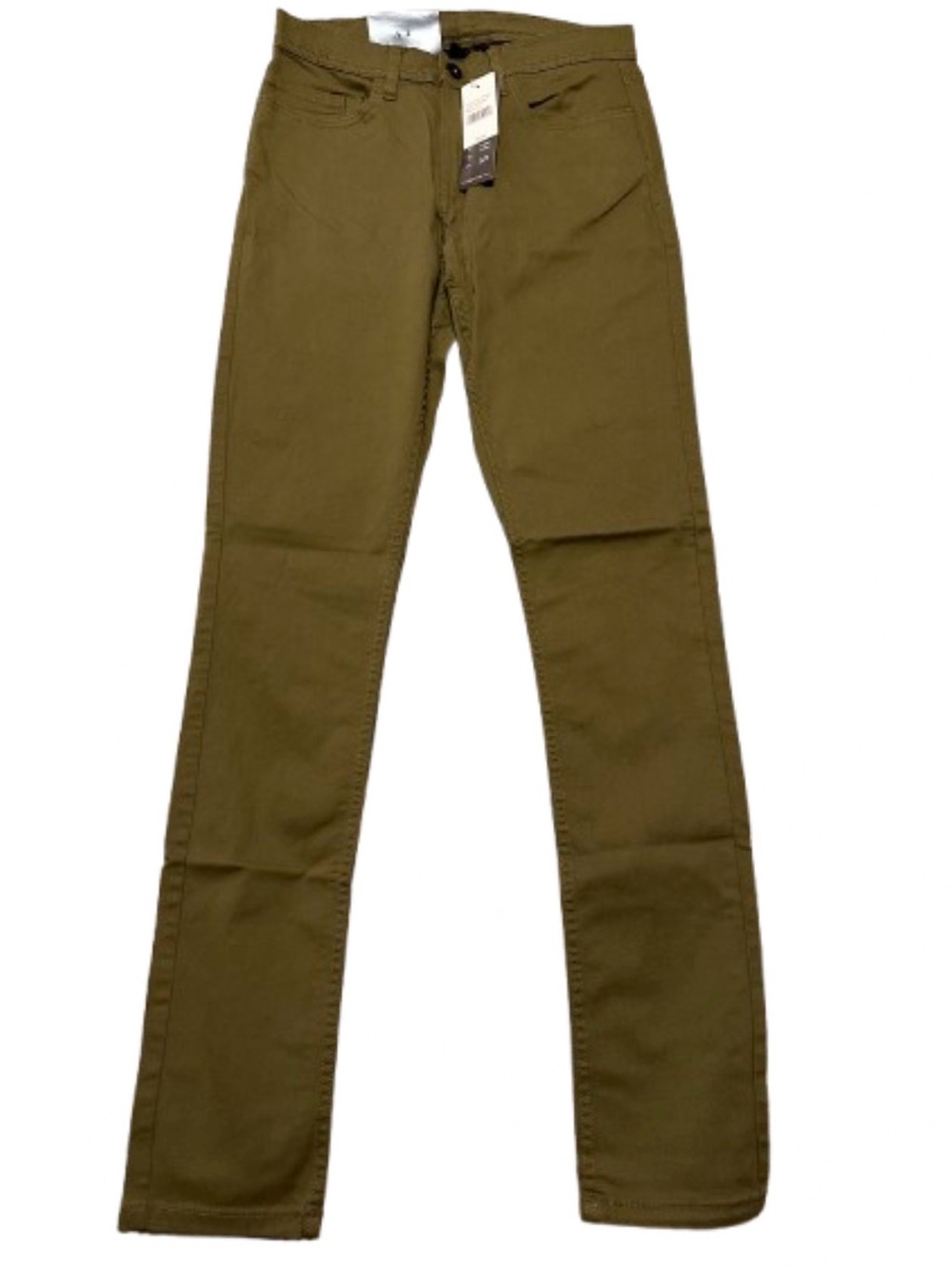 NWT Jachs NY Men’s 28x34 Slim Fit 5 Pocket Pant Olive Army Green Stretch